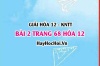 Giải bài 2 trang 68 Hóa 12 Kết nối tri thức SGK